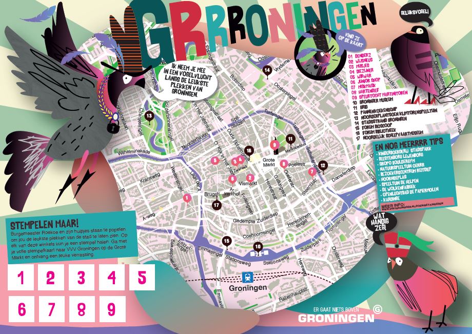 Kinder routekaart Groningen